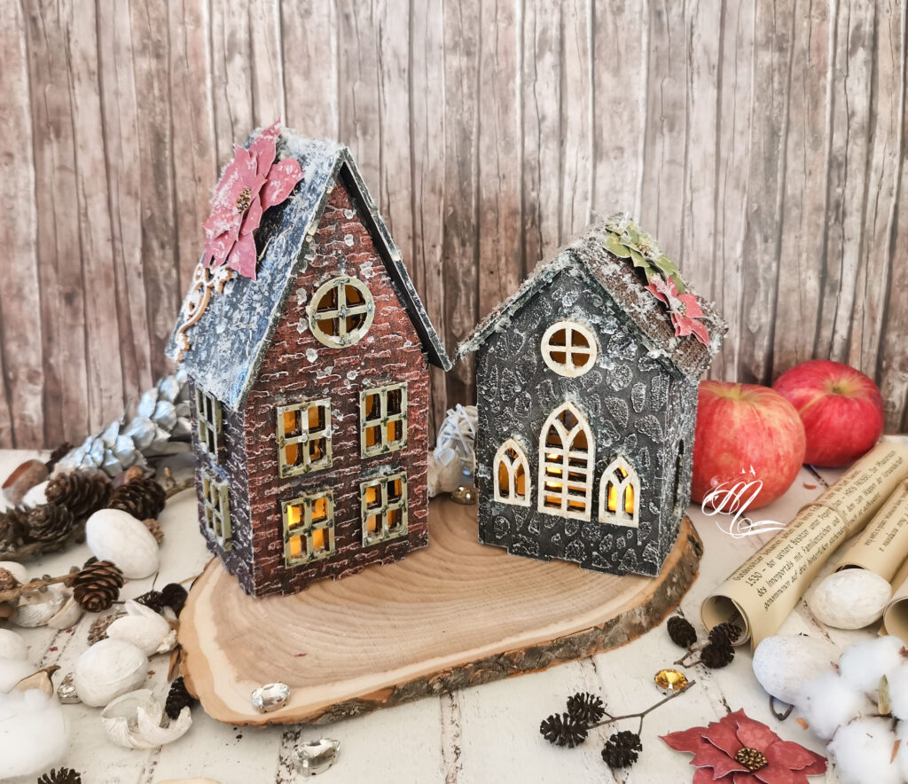 Christmas Houses by Maria Lillepruun