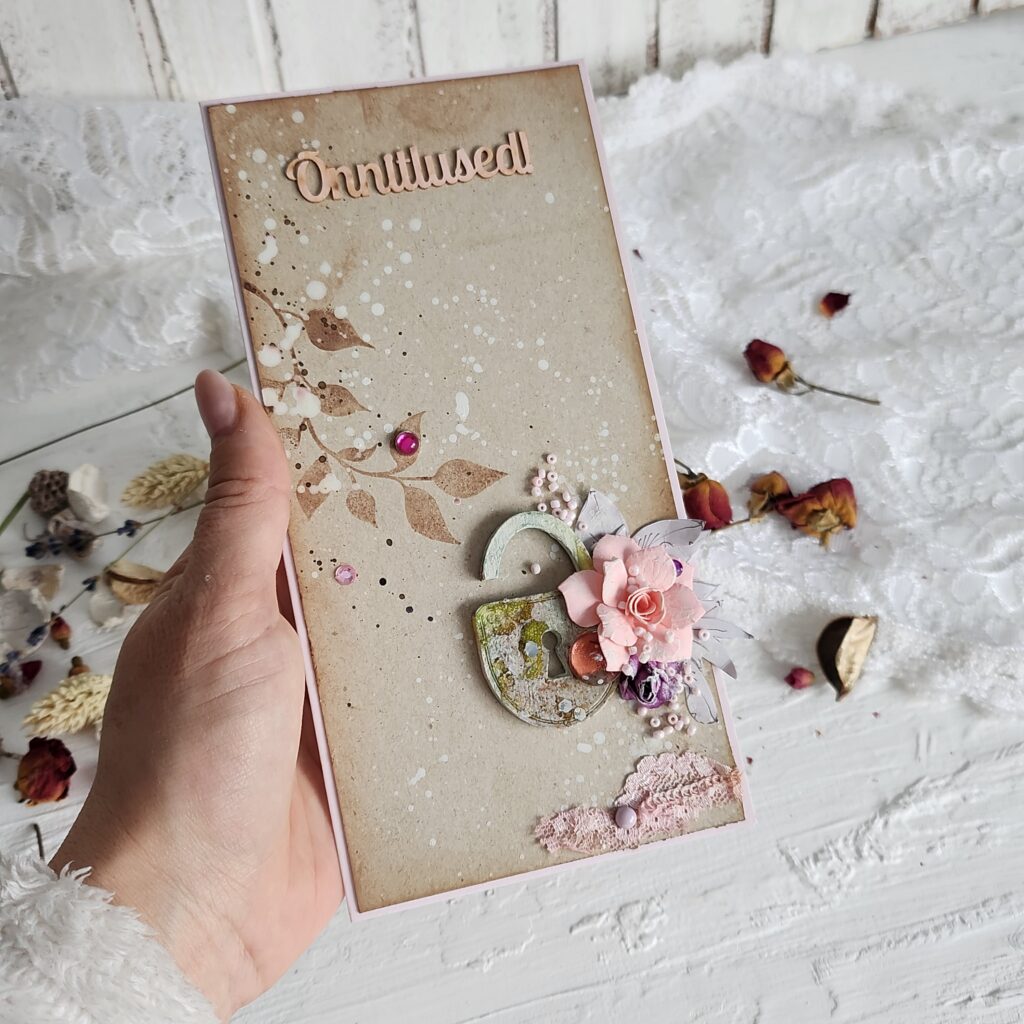 Lady Bloom card by Maria Lillepruun