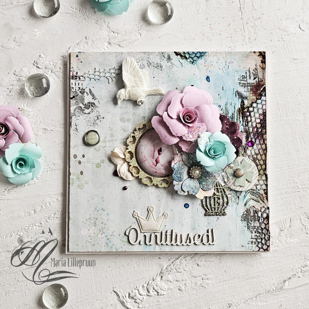 Lady Bloom card by Maria Lillepruun