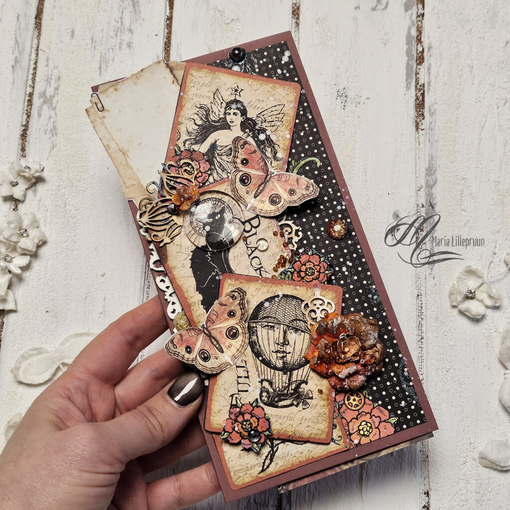 Lady Bloom card by Maria Lillepruun