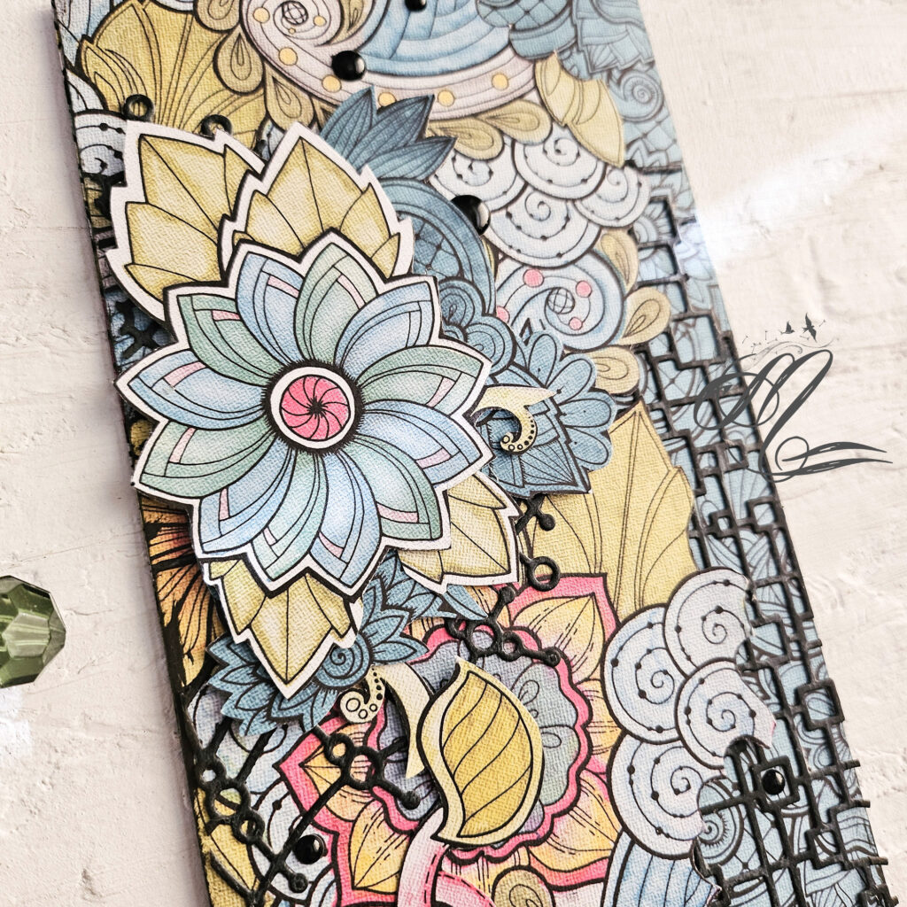 Lady Bloom card by Maria Lillepruun