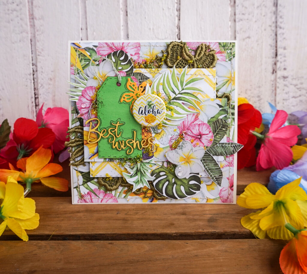 Lady Bloom card by Maria Lillepruun