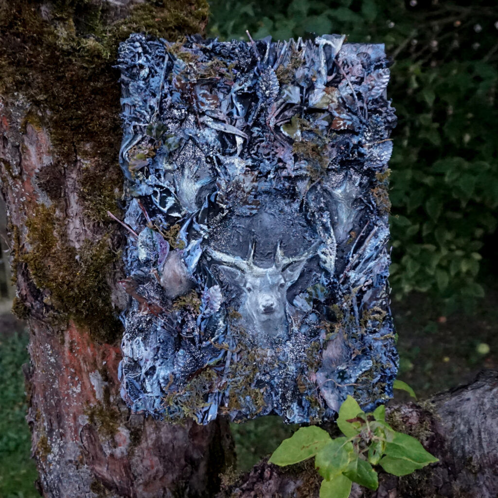Silver Stag by Maria Lillepruun