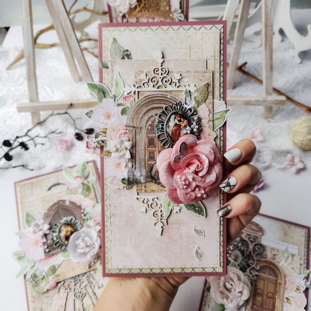Lady Bloom card by Maria Lillepruun