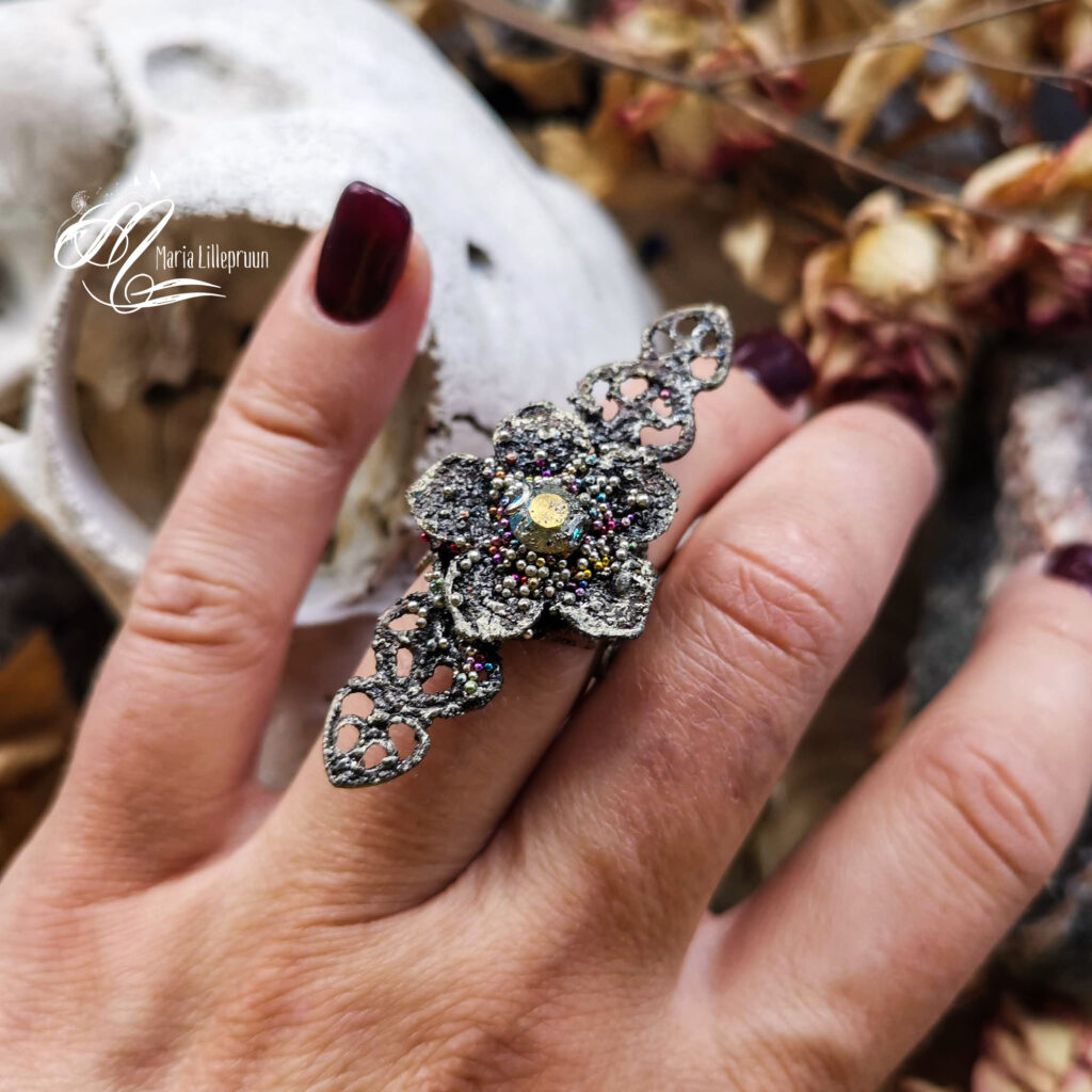 Mixed Media Ring No. 6 by Maria Lillepruun
