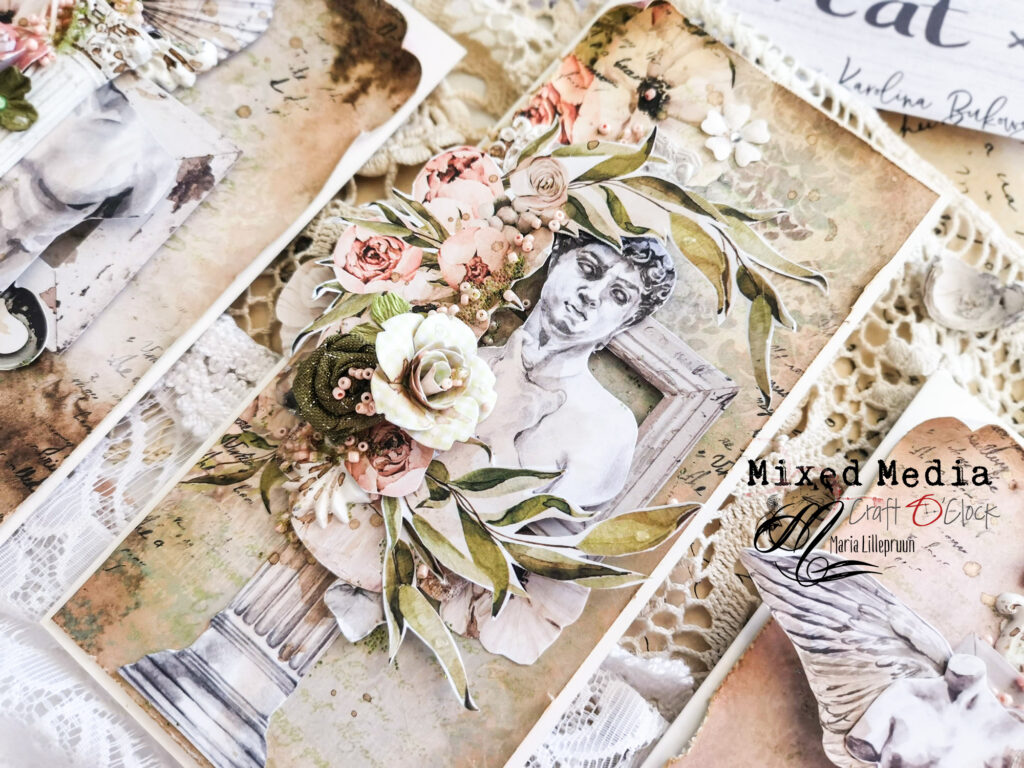 Lady Bloom card by Maria Lillepruun