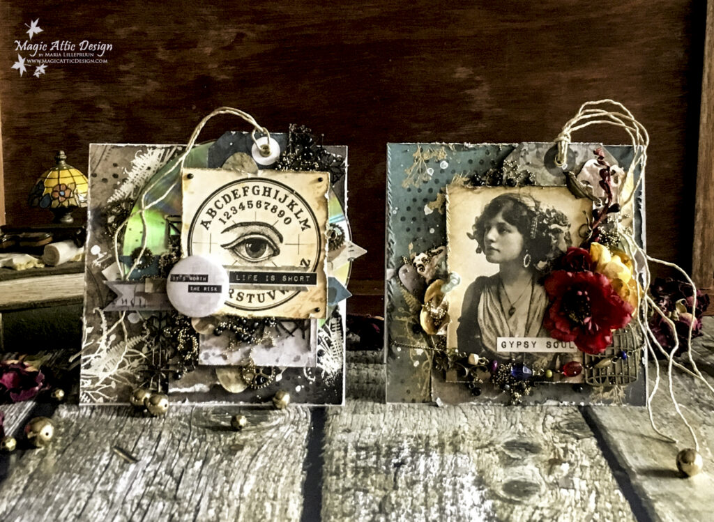 Lady Bloom card by Maria Lillepruun
