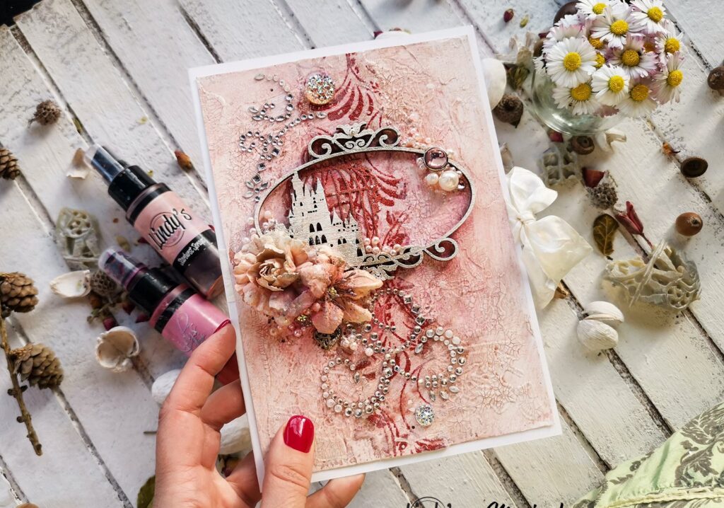 Lady Bloom card by Maria Lillepruun