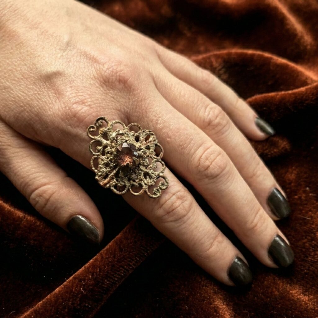 Mixed Media Ring No. 2 by Maria Lillepruun
